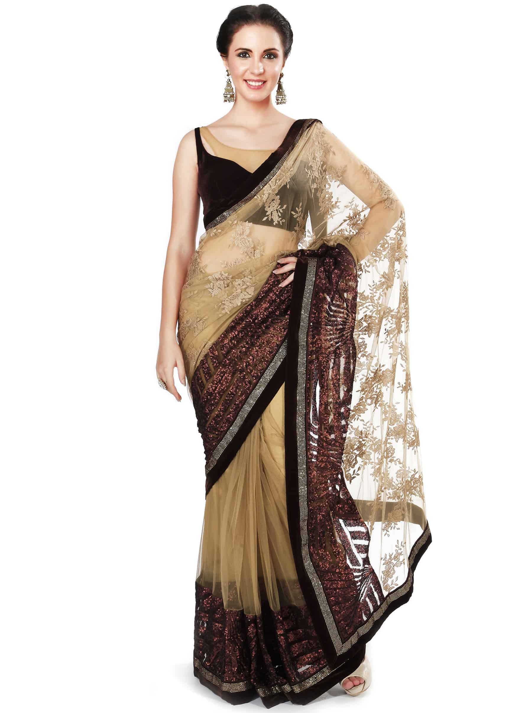 types of sarees material