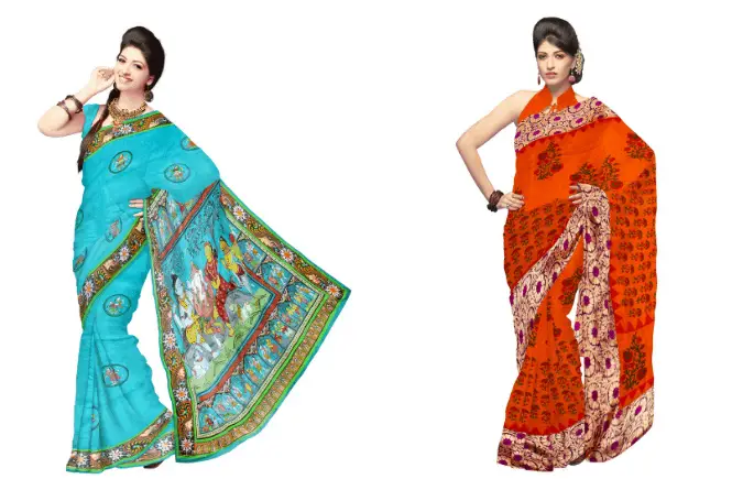 How to wear a saree step by step in 10 steps with Pictures