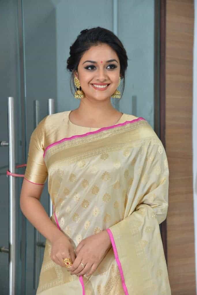 Keerthi Suresh in Saree