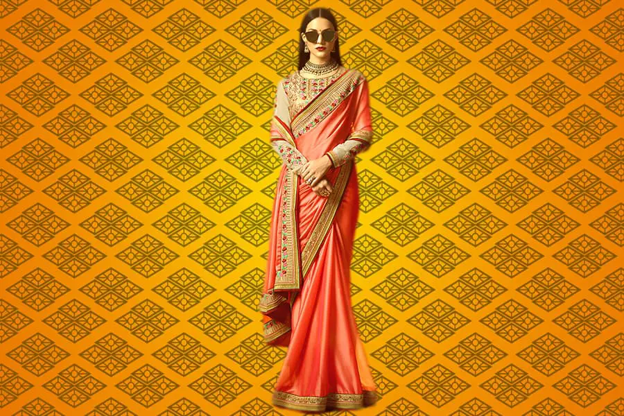 Measurements and weight of Uppada pattu saree