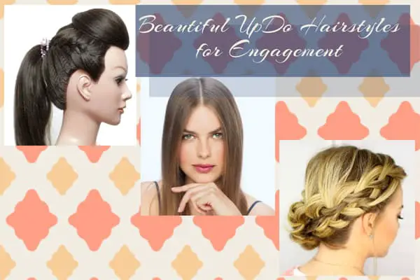 Beautiful UpDo Hairstyles for Engagement