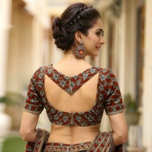 Traditional Blouse Back Neck Designs | 27 Crazy Back Neck Designs